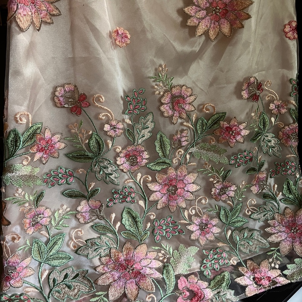 Embroidered Formal Dress